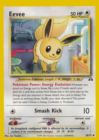 Eevee (38/75) [Neo Discovery Unlimited] | Good Games Cannington