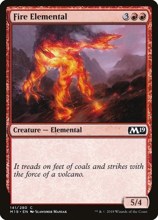 Fire Elemental [Core Set 2019] | Good Games Cannington