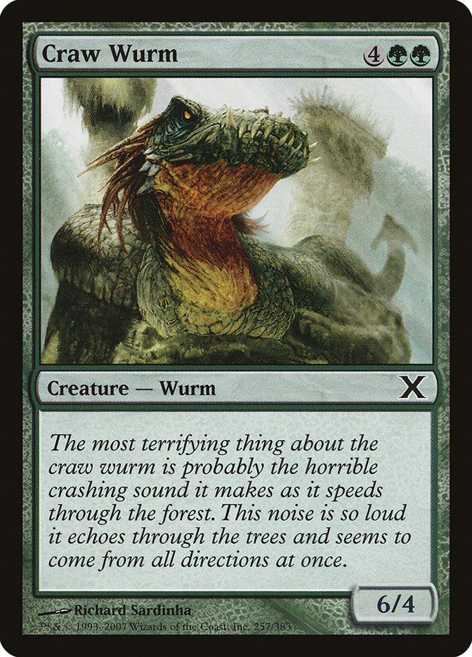 Craw Wurm [Tenth Edition] | Good Games Cannington