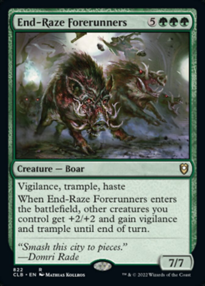End-Raze Forerunners [Commander Legends: Battle for Baldur's Gate] | Good Games Cannington