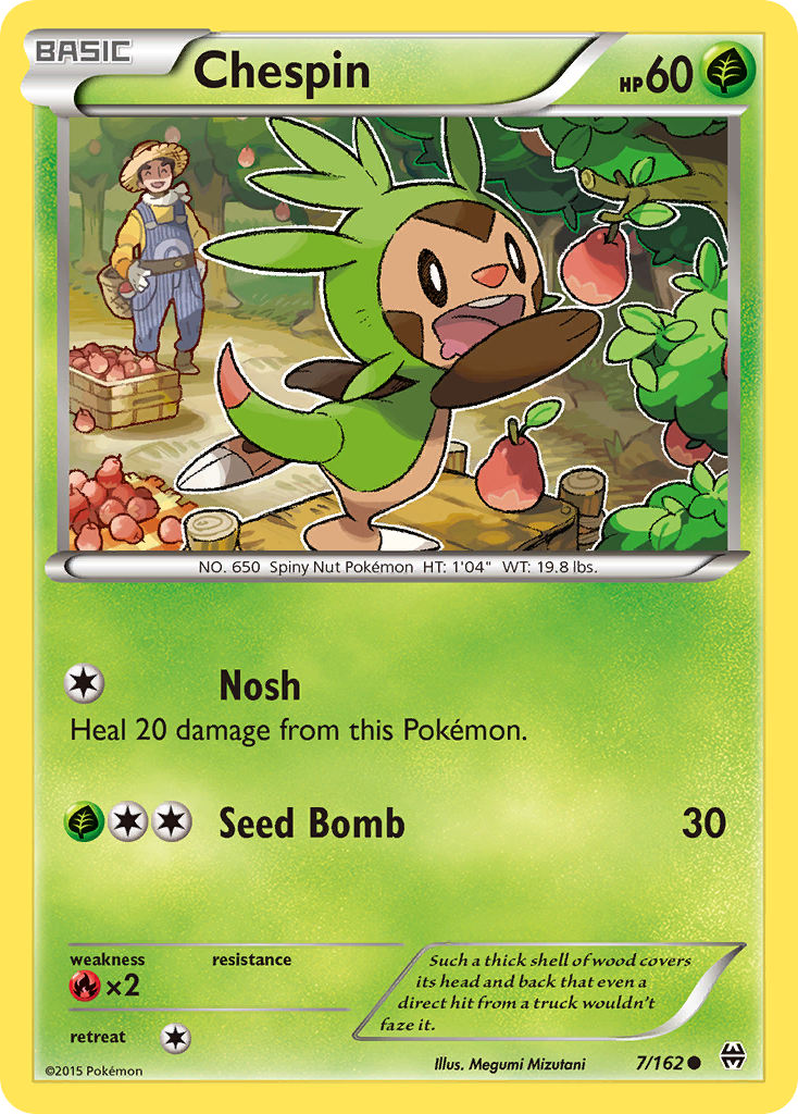 Chespin (7/162) [XY: BREAKthrough] | Good Games Cannington