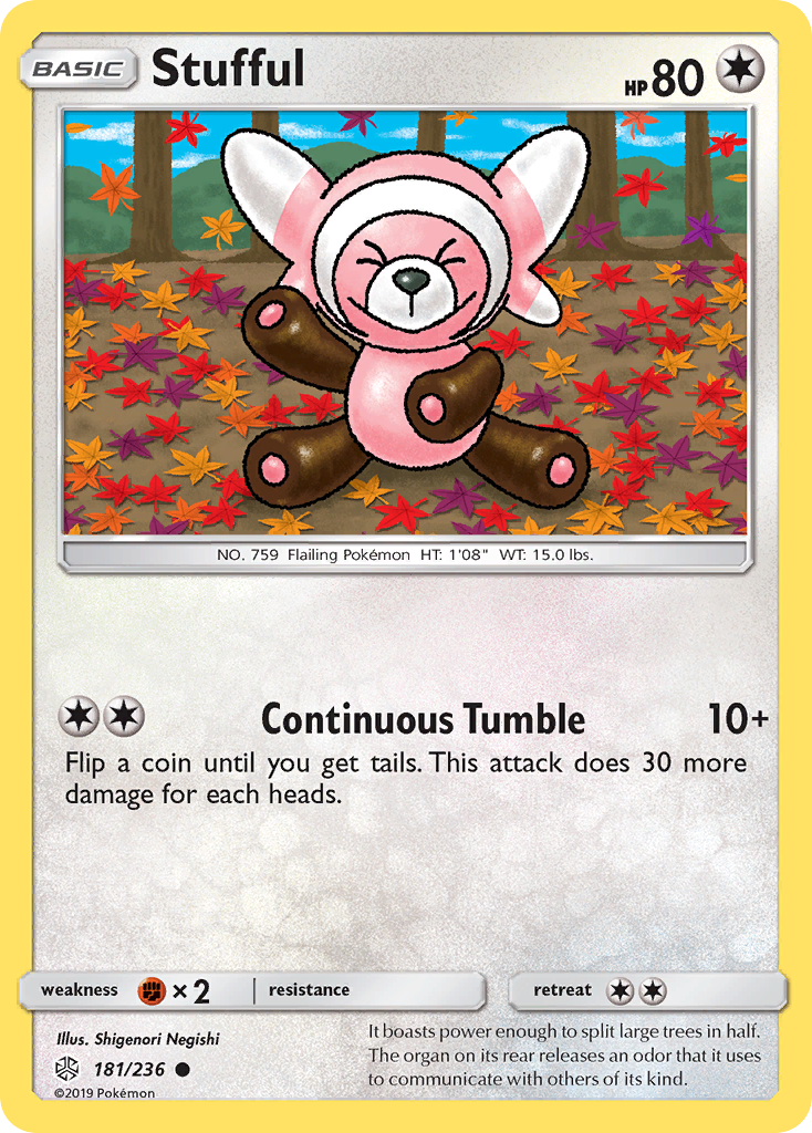 Stufful (181/236) [Sun & Moon: Cosmic Eclipse] | Good Games Cannington