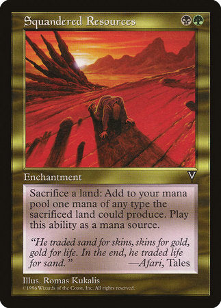 Squandered Resources [Visions] | Good Games Cannington