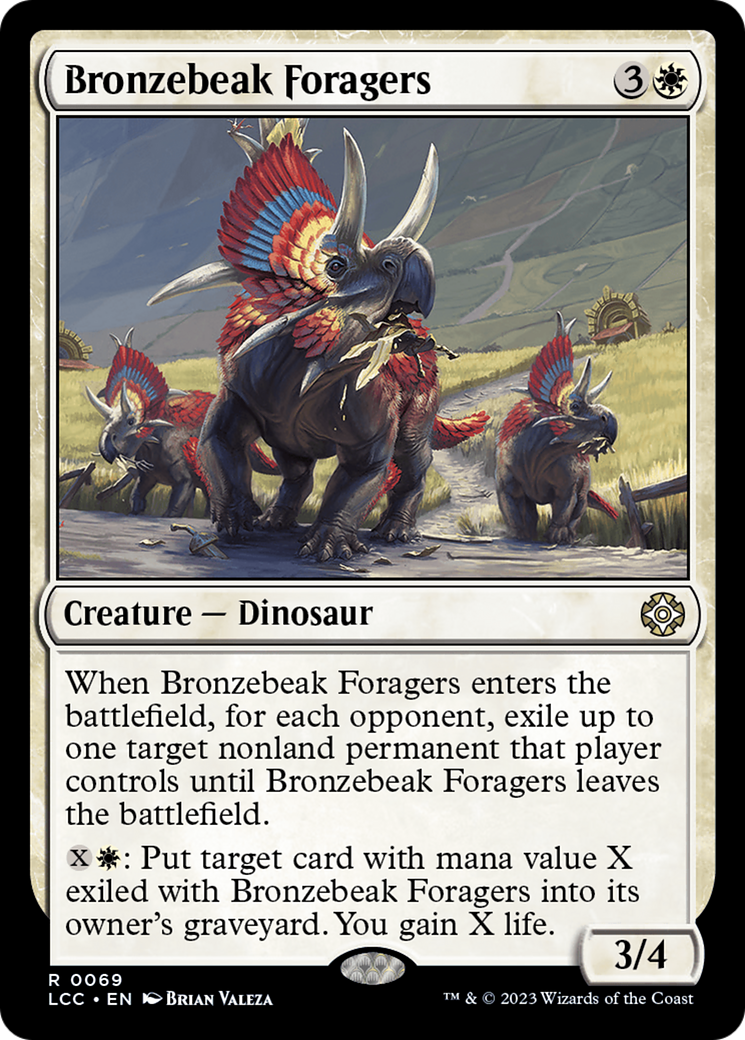 Bronzebeak Foragers [The Lost Caverns of Ixalan Commander] | Good Games Cannington
