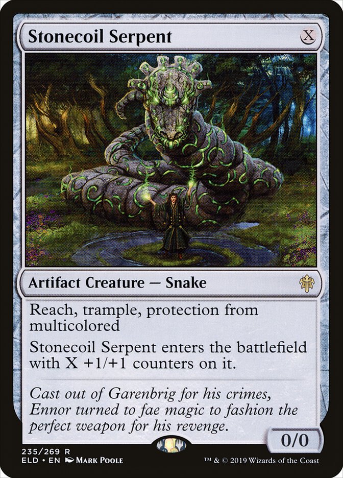 Stonecoil Serpent [Throne of Eldraine] | Good Games Cannington