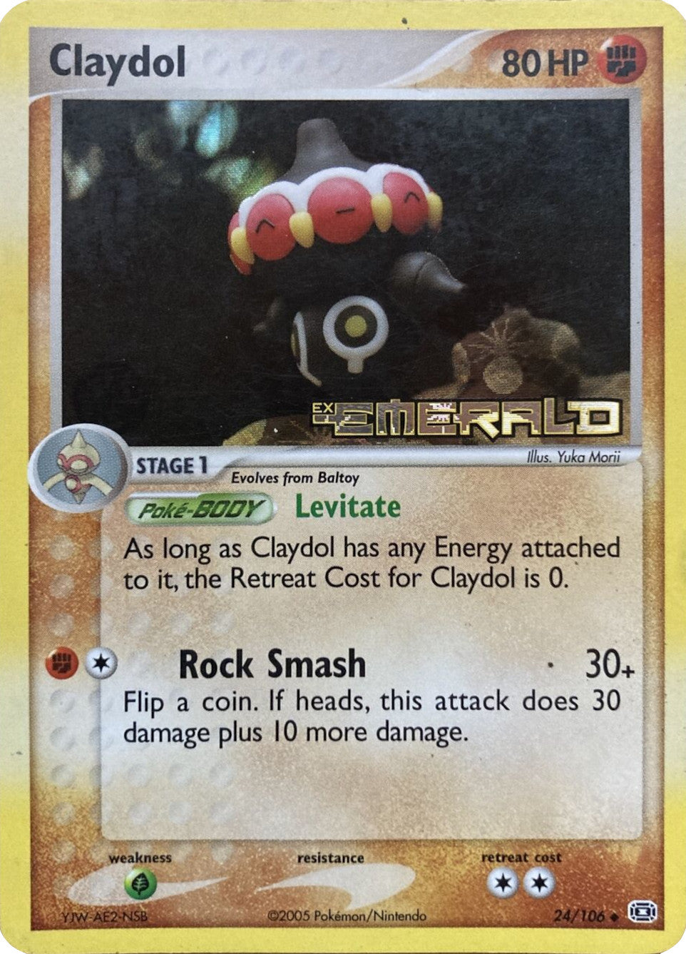 Claydol (24/106) (Stamped) [EX: Emerald] | Good Games Cannington