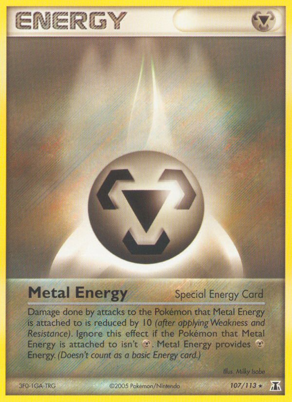 Metal Energy (107/113) [EX: Delta Species] | Good Games Cannington