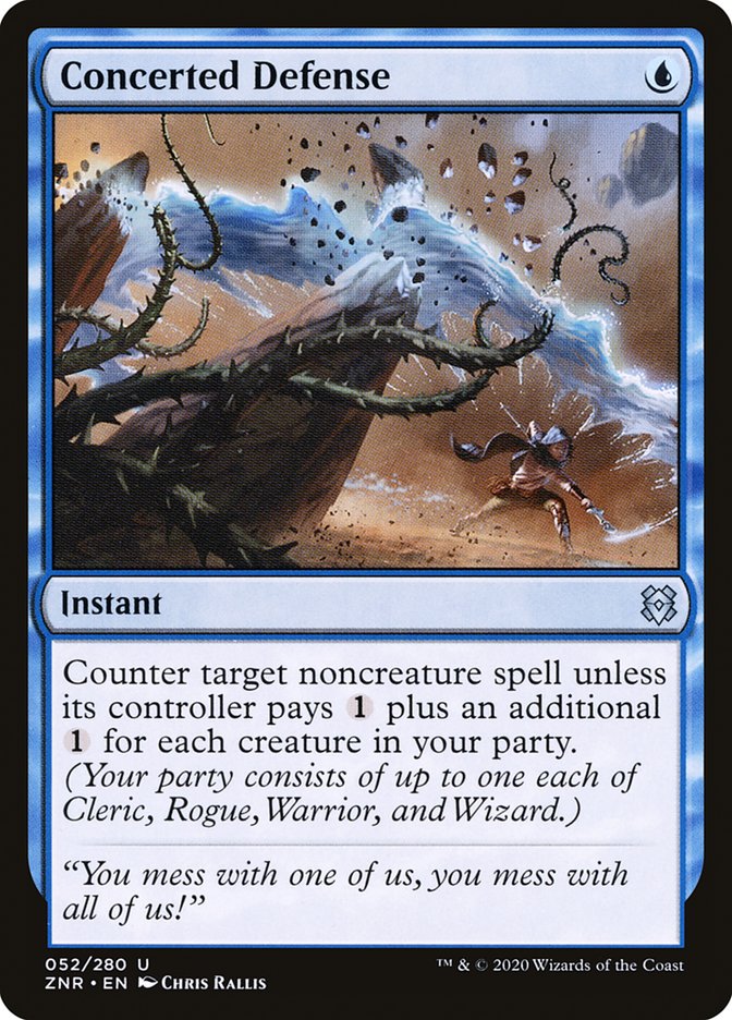Concerted Defense [Zendikar Rising] | Good Games Cannington