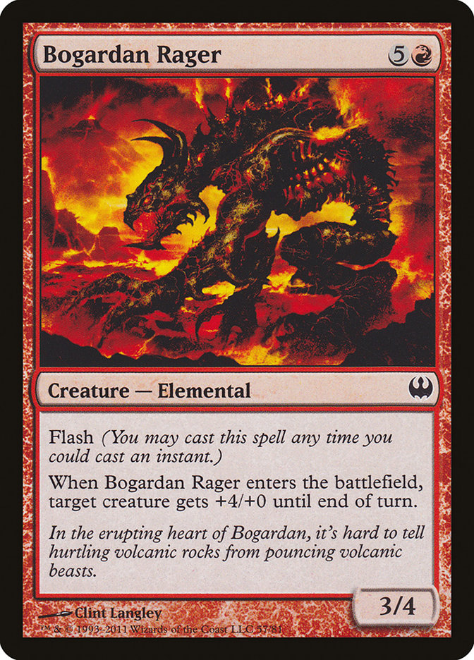 Bogardan Rager [Duel Decks: Knights vs. Dragons] | Good Games Cannington