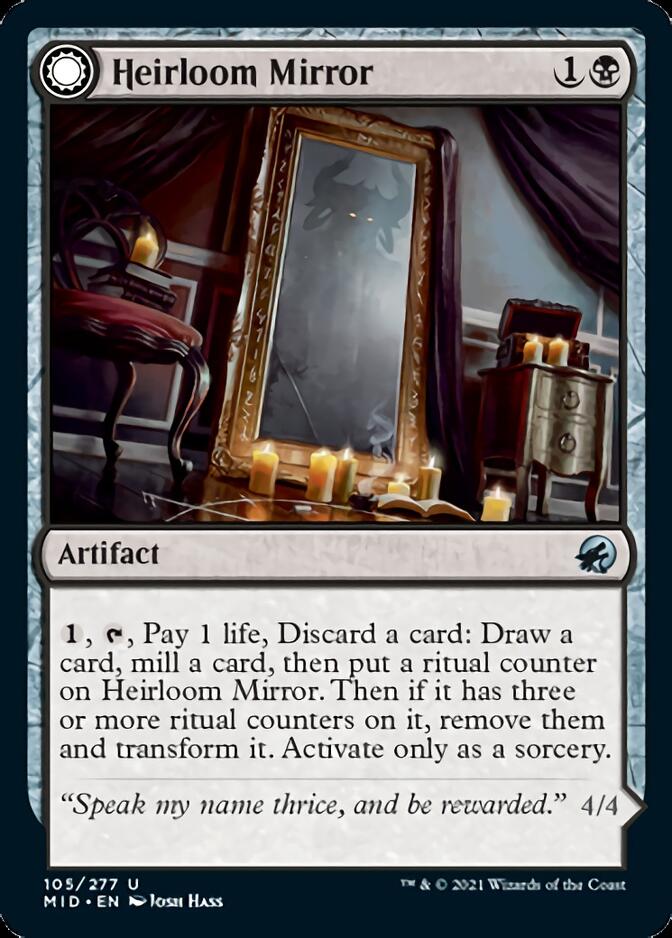 Heirloom Mirror // Inherited Fiend [Innistrad: Midnight Hunt] | Good Games Cannington