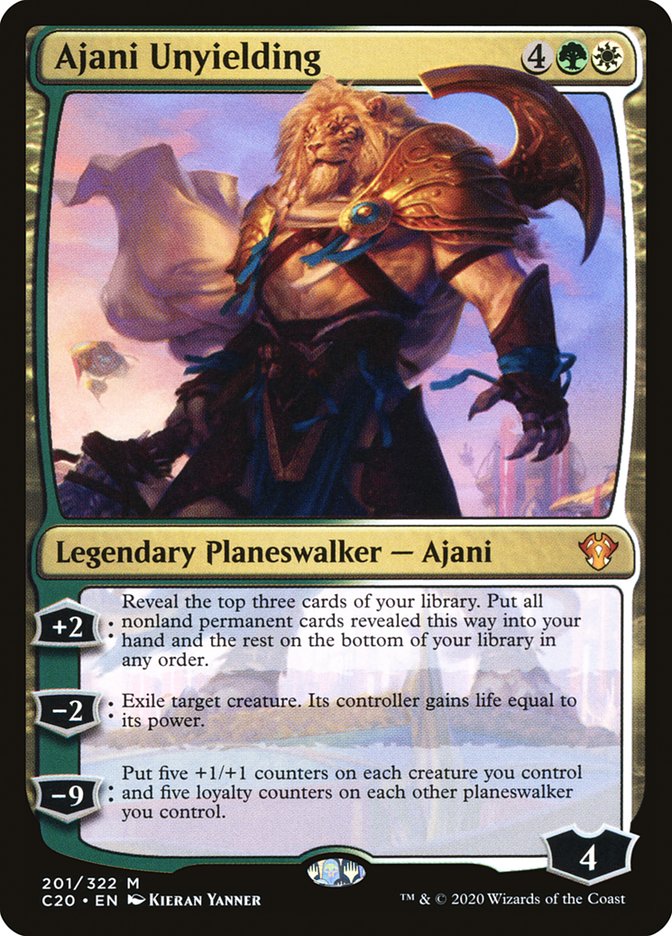 Ajani Unyielding [Commander 2020] | Good Games Cannington