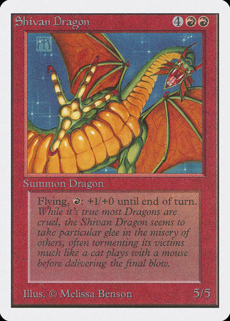 Shivan Dragon [Unlimited Edition] | Good Games Cannington