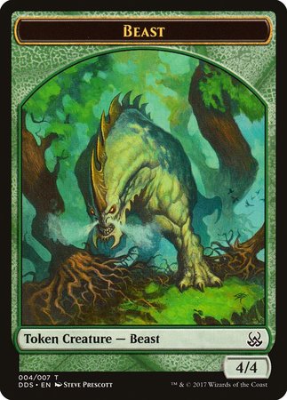 Beast Token [Duel Decks: Mind vs. Might Tokens] | Good Games Cannington