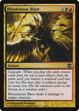 Bituminous Blast [Alara Reborn] | Good Games Cannington