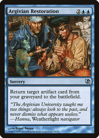 Argivian Restoration [Duel Decks: Elspeth vs. Tezzeret] | Good Games Cannington