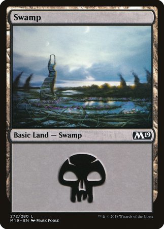 Swamp (272) [Core Set 2019] | Good Games Cannington