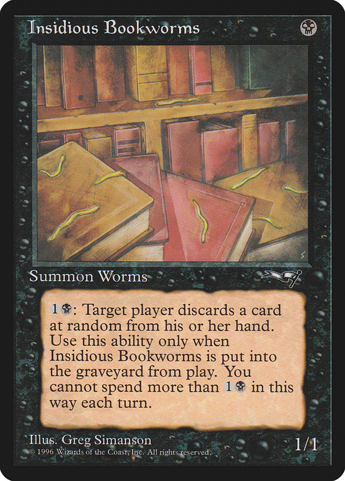 Insidious Bookworms (Multiple Worms) [Alliances] | Good Games Cannington