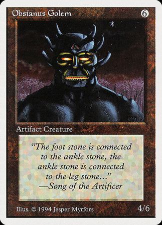 Obsianus Golem [Summer Magic / Edgar] | Good Games Cannington
