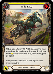 Wild Ride (Yellow) [EVR012] (Everfest)  1st Edition Rainbow Foil | Good Games Cannington