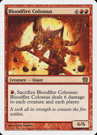 Bloodfire Colossus [Ninth Edition] | Good Games Cannington