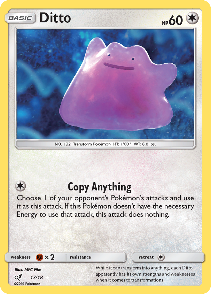 Ditto (17/18) [Sun & Moon: Detective Pikachu] | Good Games Cannington