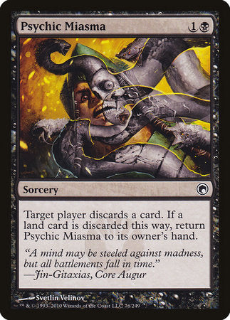 Psychic Miasma [Scars of Mirrodin] | Good Games Cannington
