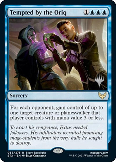 Tempted by the Oriq (Promo Pack) [Strixhaven: School of Mages Promos] | Good Games Cannington