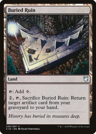 Buried Ruin [Commander 2018] | Good Games Cannington