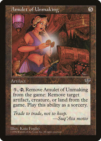 Amulet of Unmaking [Mirage] | Good Games Cannington