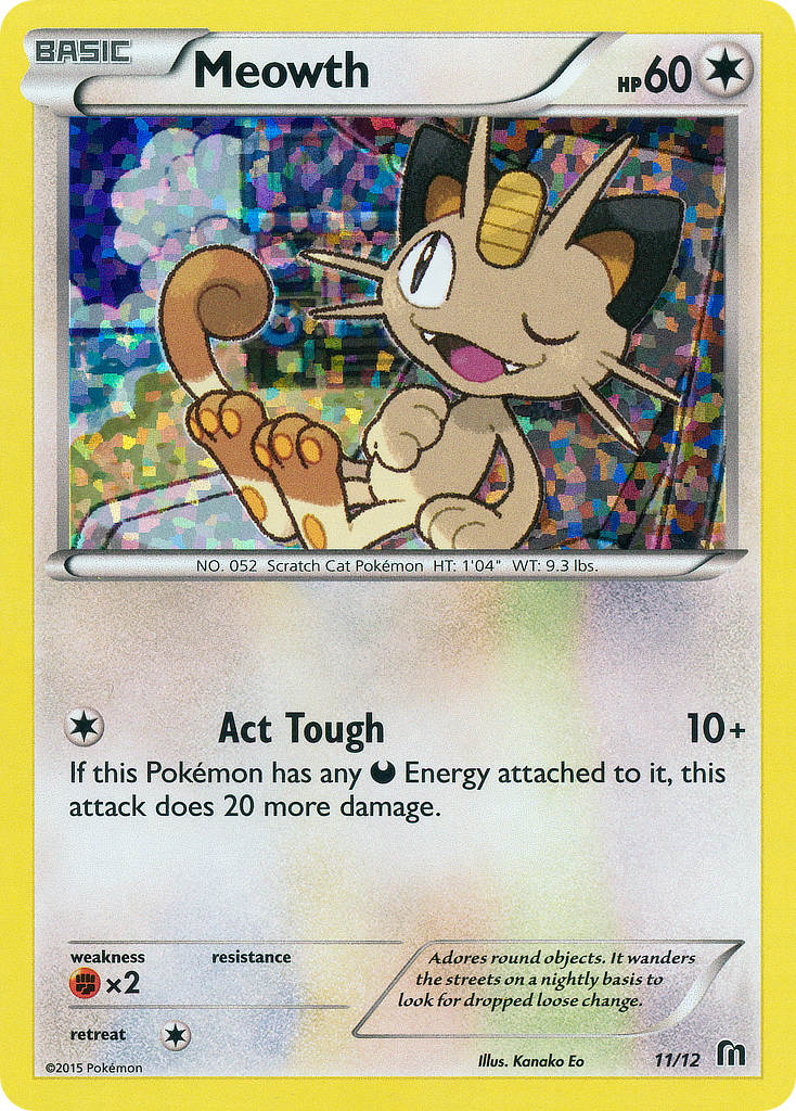 Meowth (11/12) [McDonald's Promos: 2016 Collection] | Good Games Cannington