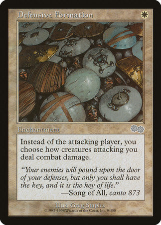 Defensive Formation [Urza's Saga] | Good Games Cannington