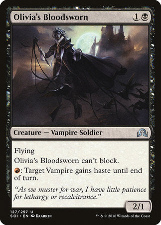 Olivia's Bloodsworn [Shadows over Innistrad] | Good Games Cannington