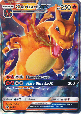 Charizard GX (SM211) (Jumbo Card) [Sun & Moon: Black Star Promos] | Good Games Cannington