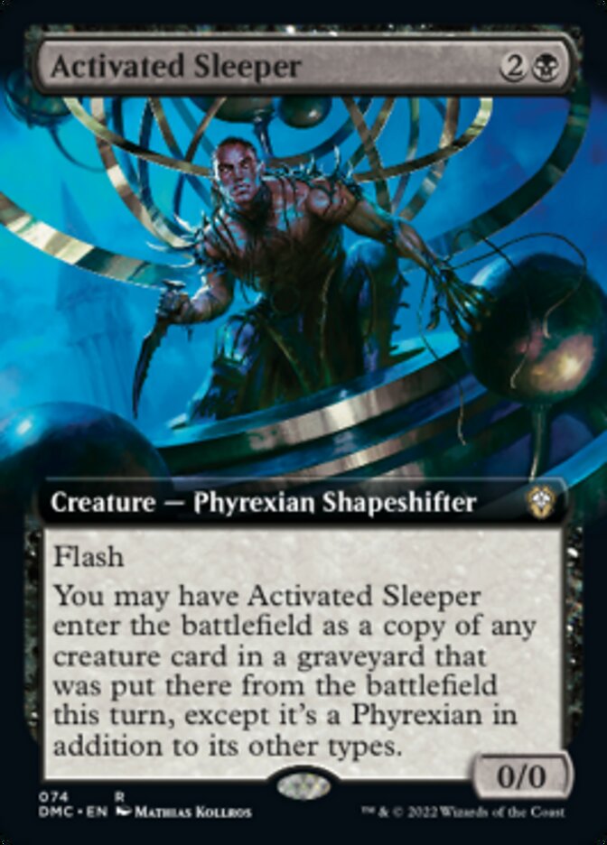 Activated Sleeper (Extended Art) [Dominaria United Commander] | Good Games Cannington