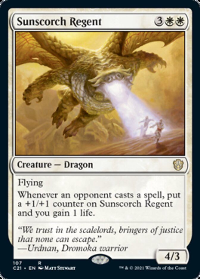 Sunscorch Regent [Commander 2021] | Good Games Cannington