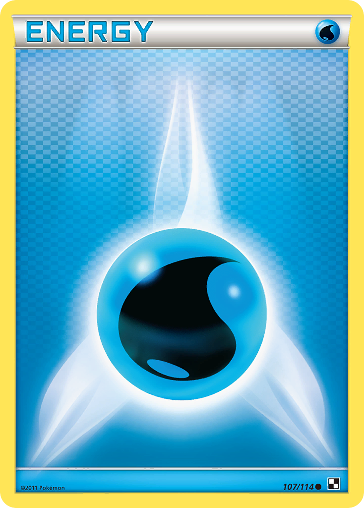Water Energy (107/114) [Black & White: Base Set] | Good Games Cannington
