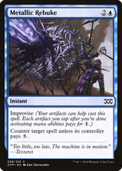 Metallic Rebuke [Double Masters] | Good Games Cannington