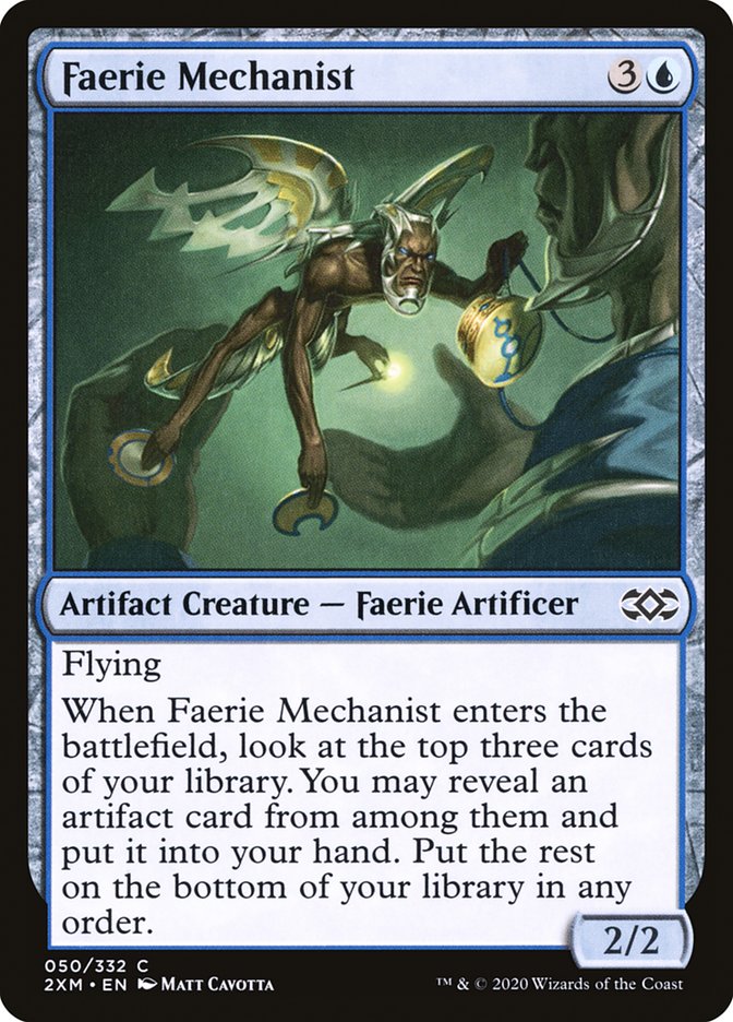 Faerie Mechanist [Double Masters] | Good Games Cannington