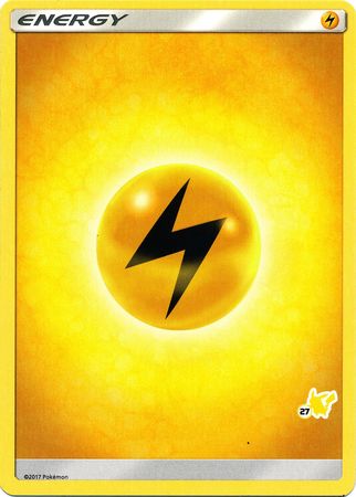 Lightning Energy (Pikachu Stamp #27) [Battle Academy 2020] | Good Games Cannington