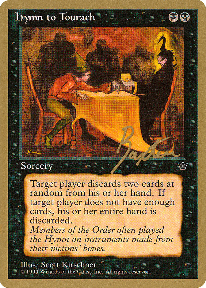Hymn to Tourach (Table) (George Baxter) [Pro Tour Collector Set] | Good Games Cannington