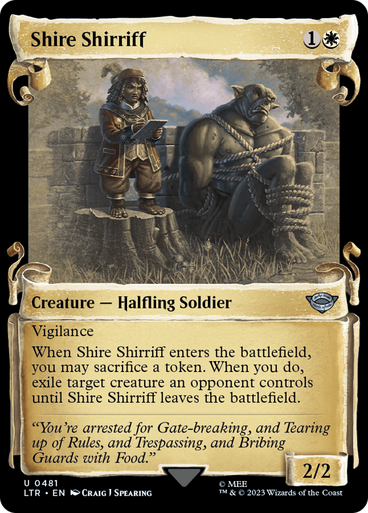Shire Shirriff [The Lord of the Rings: Tales of Middle-Earth Showcase Scrolls] | Good Games Cannington