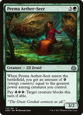 Peema Aether-Seer [Aether Revolt] | Good Games Cannington