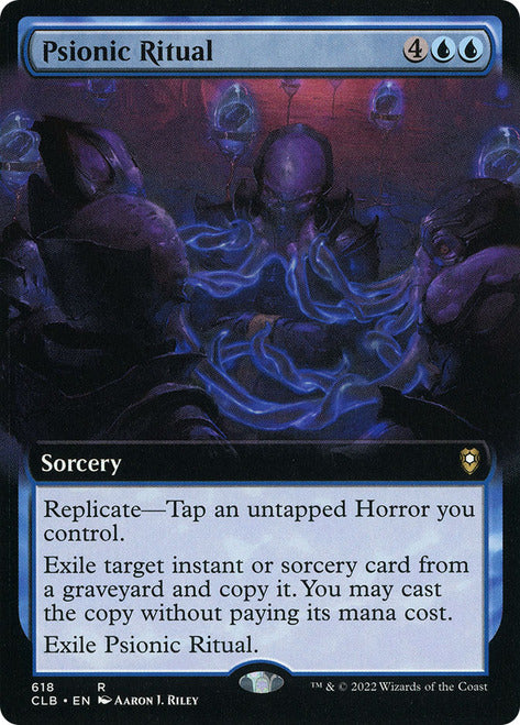 Psionic Ritual (Extended Art) [Commander Legends: Battle for Baldur's Gate] | Good Games Cannington