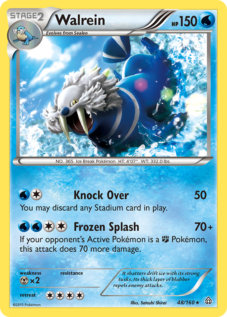 Walrein (48/160) [XY: Primal Clash] | Good Games Cannington