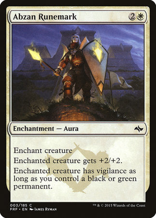 Abzan Runemark [Fate Reforged] | Good Games Cannington