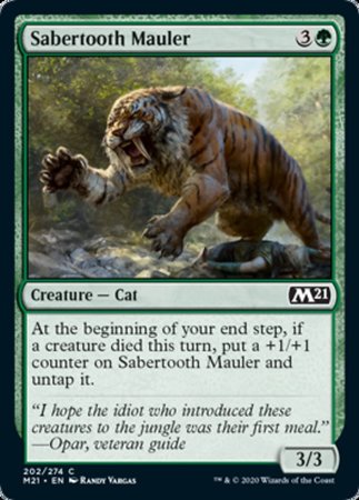 Sabertooth Mauler [Core Set 2021] | Good Games Cannington
