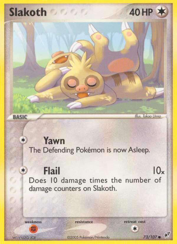 Slakoth (73/107) [EX: Deoxys] | Good Games Cannington