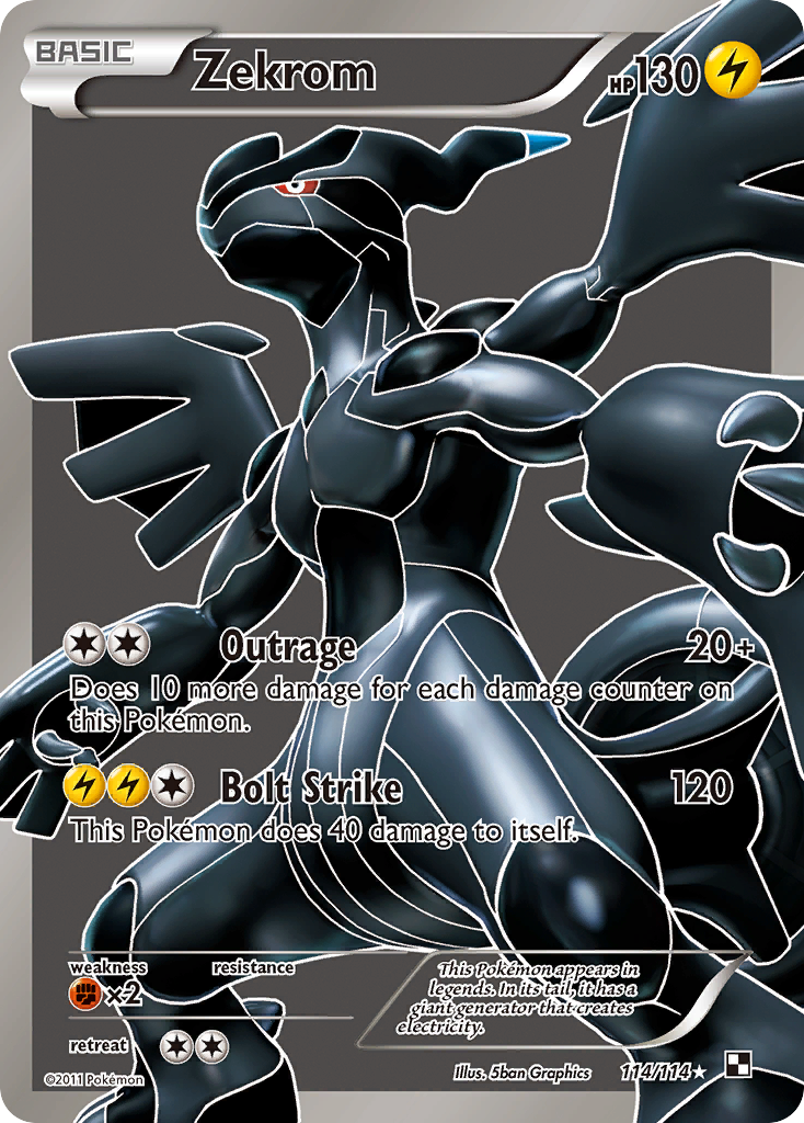 Zekrom (114/114) [Black & White: Base Set] | Good Games Cannington