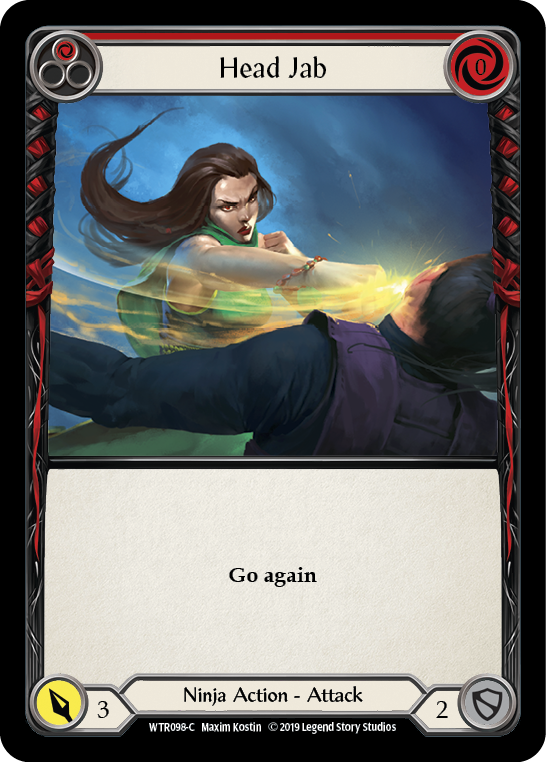 Head Jab (Red) [WTR098-C] Alpha Print Normal | Good Games Cannington