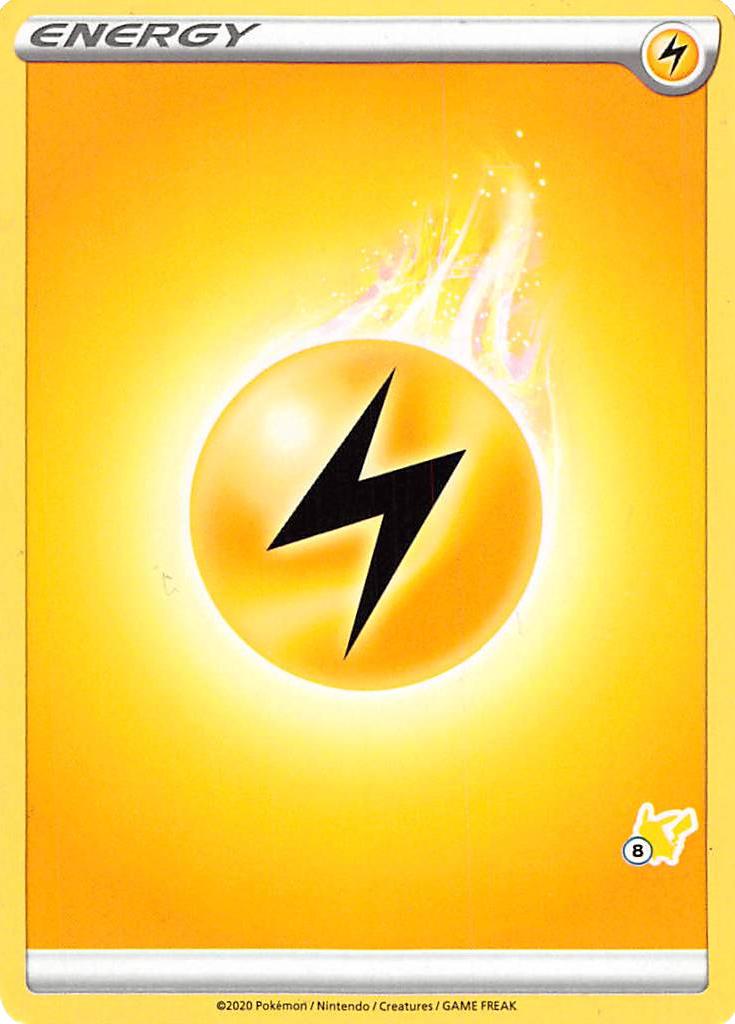 Lightning Energy (Pikachu Stamp #8) [Battle Academy 2022] | Good Games Cannington